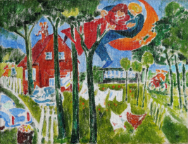 Erinnerungen, Acryl auf Leinwand, 1988, 38 x 50 cm